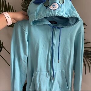 KR3W Light Blue Hoodie